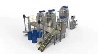 3000 kg Tomato Paste Line with Aseptic Drum Filling