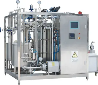 500–10,000 L/H Continuous Milk, Juice & Beer Pasteurizer