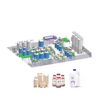 Complete Soybean Milk Production Line